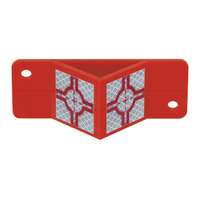 Rothbucher Corner Angle Target, RED,  two reflective targets