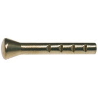 Wall bolt, brass, length 70 mm