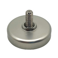 Magnetic base with 1/4 inch male thread, Ø38mm