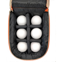 Set of 6 scanning spheres, 100mm, carbon fibre, in padded case